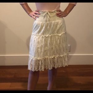 Girls lace skirt